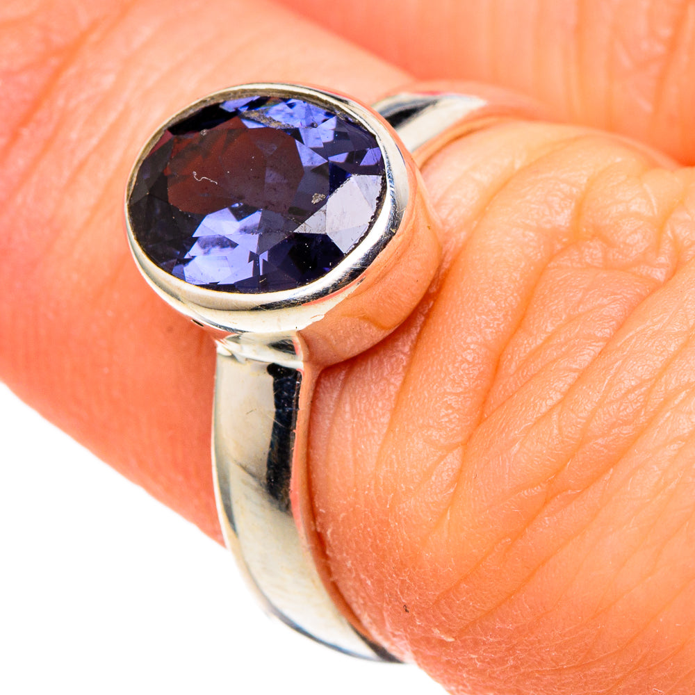 Violet Spinel Rings handcrafted by Anasilvercos - RING97503