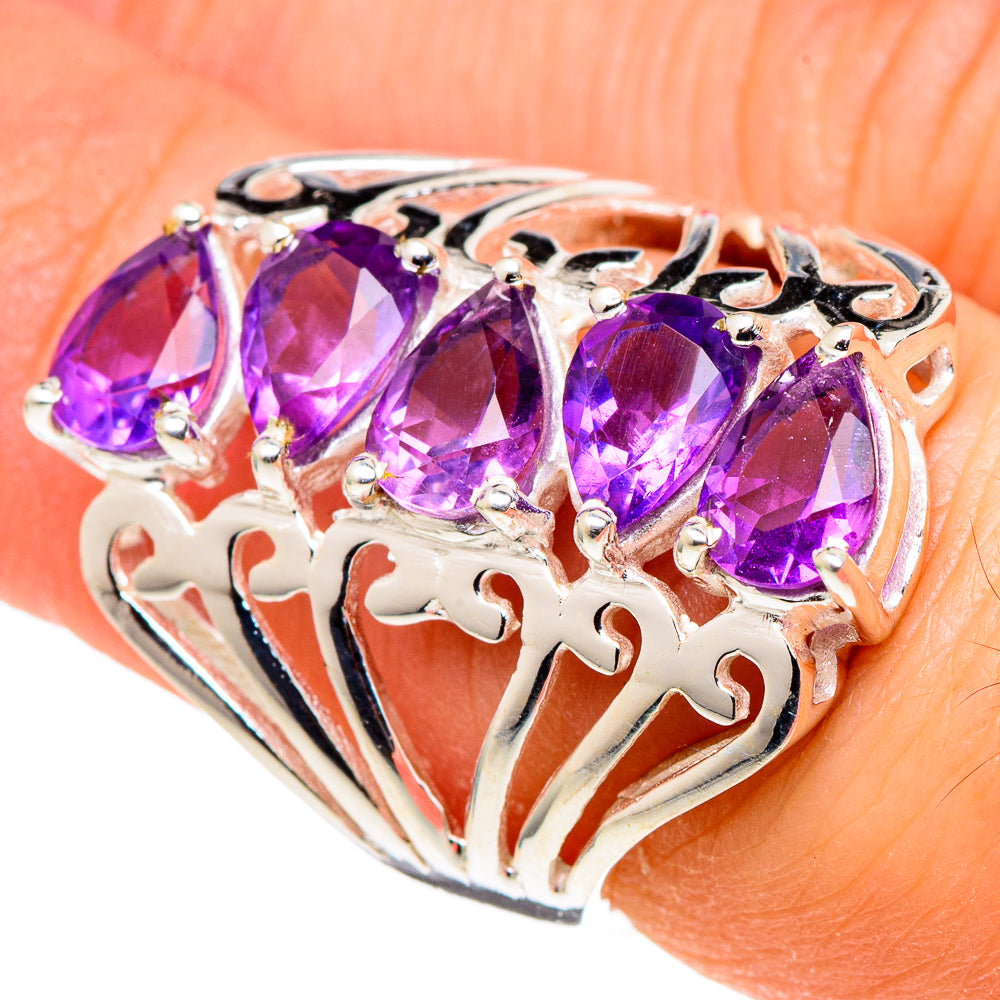 Amethyst Rings handcrafted by Anasilvercos - RING97520