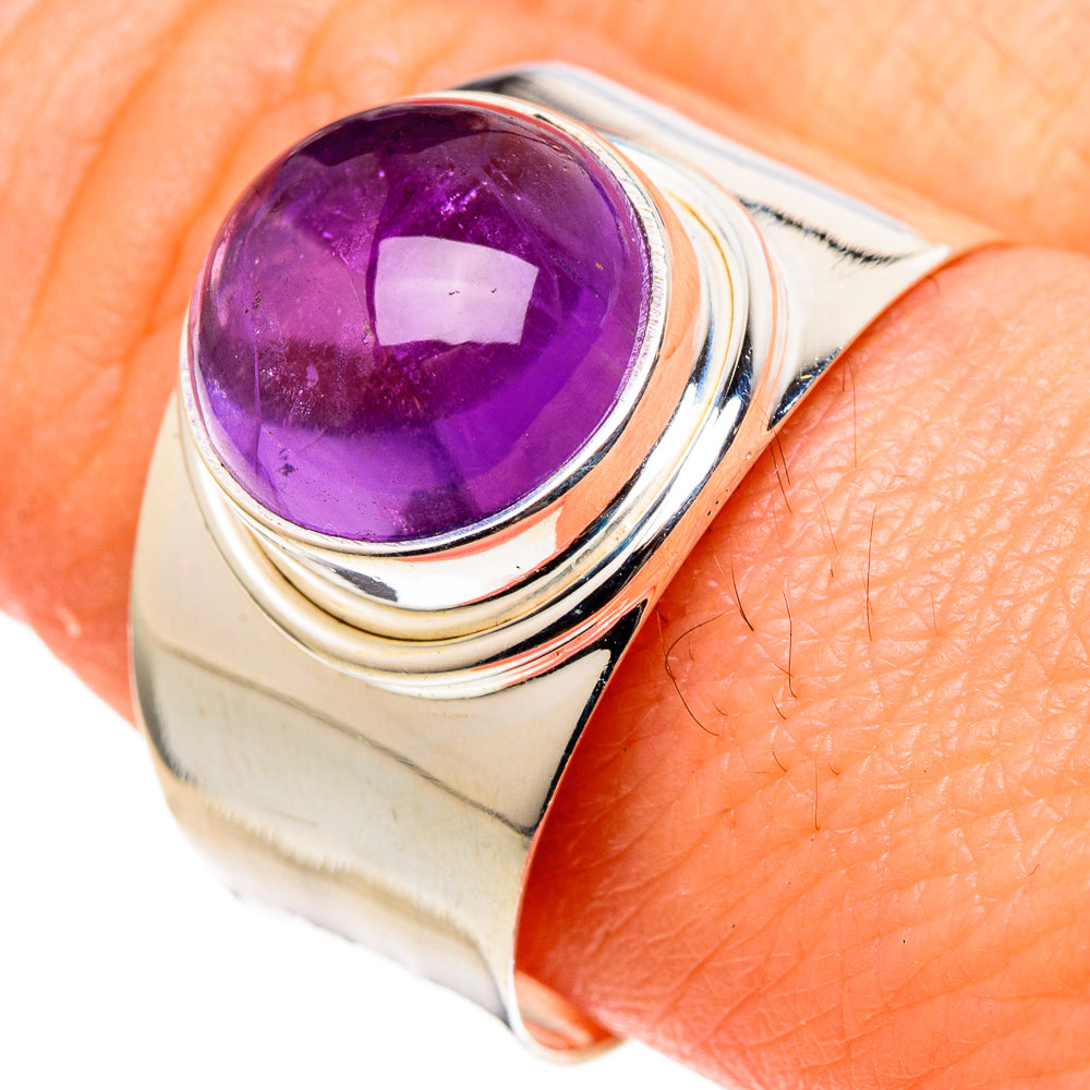 Amethyst Rings handcrafted by Anasilvercos - RING97523