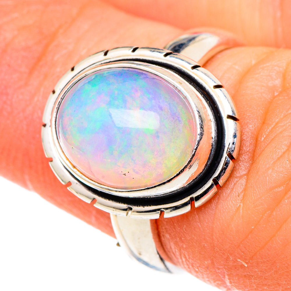 Ethiopian Opal Rings handcrafted by Anasilvercos - RING97529