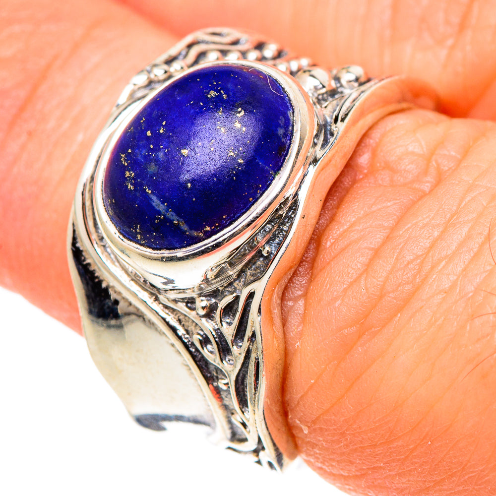 Lapis Lazuli Rings handcrafted by Anasilvercos - RING97530