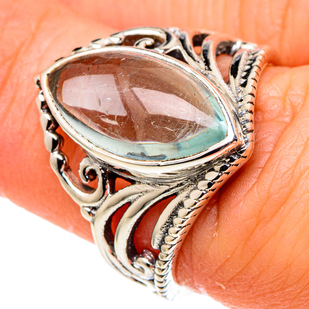 Aquamarine Rings handcrafted by Anasilvercos - RING97531