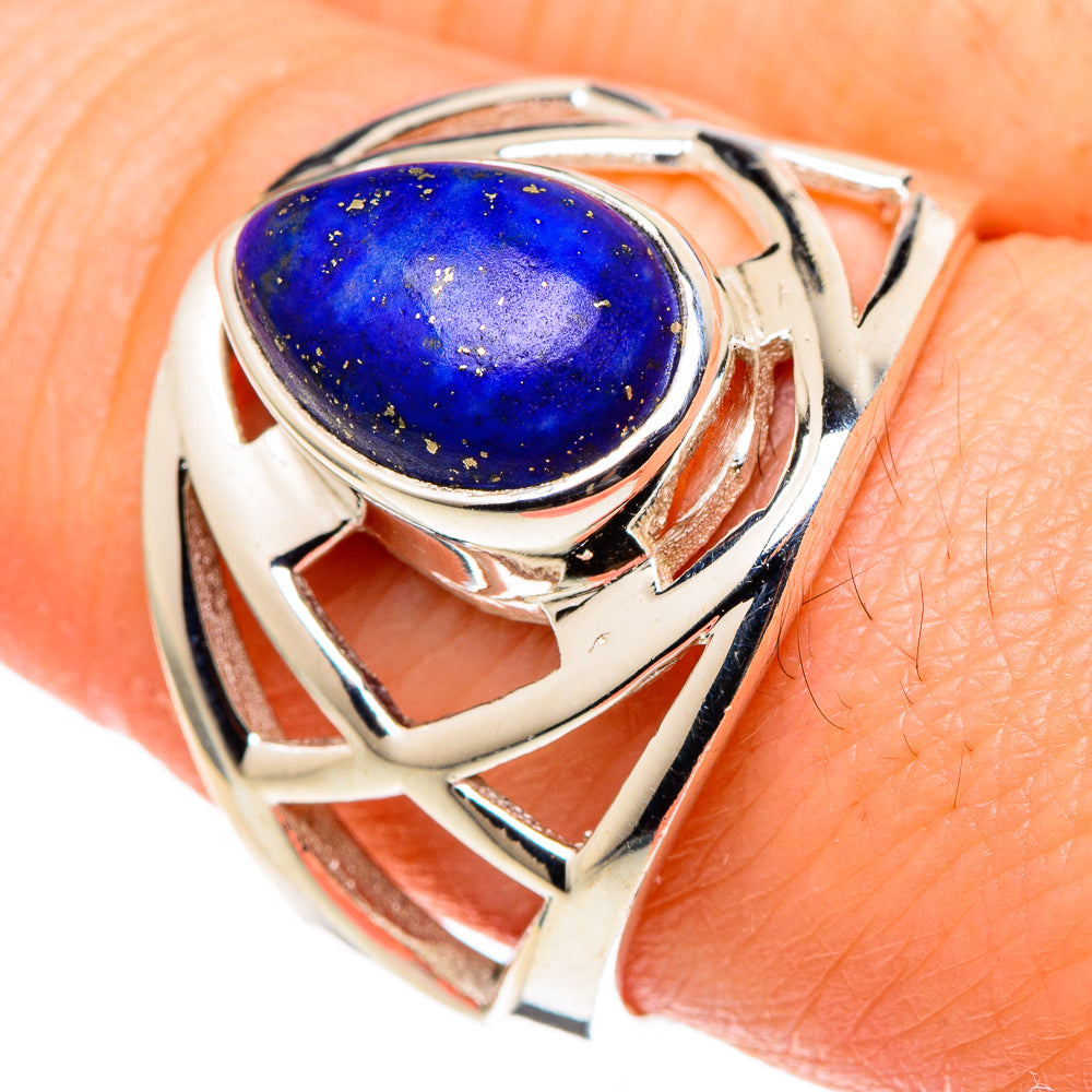 Lapis Lazuli Rings handcrafted by Anasilvercos - RING97535