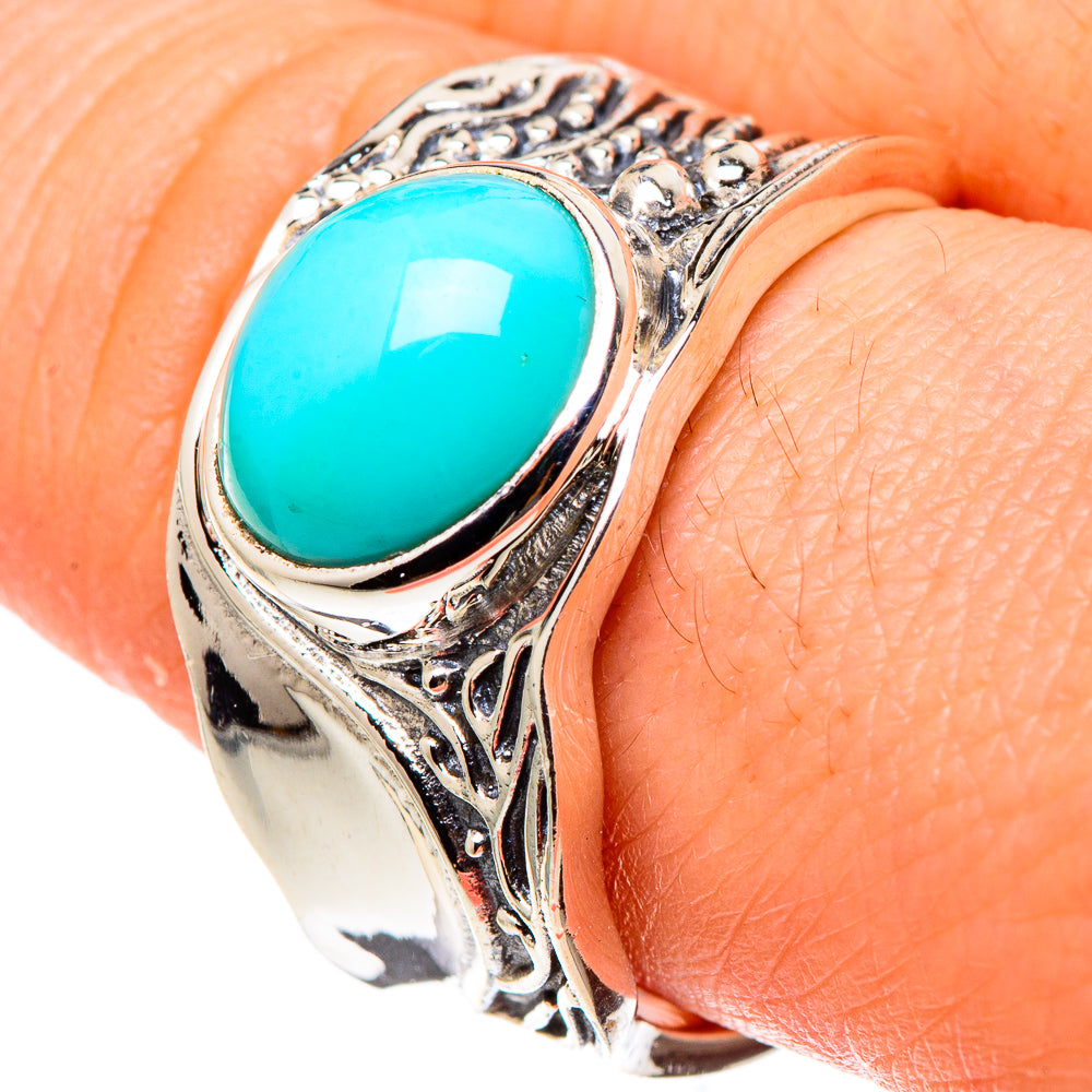 Larimar Rings handcrafted by Anasilvercos - RING97537