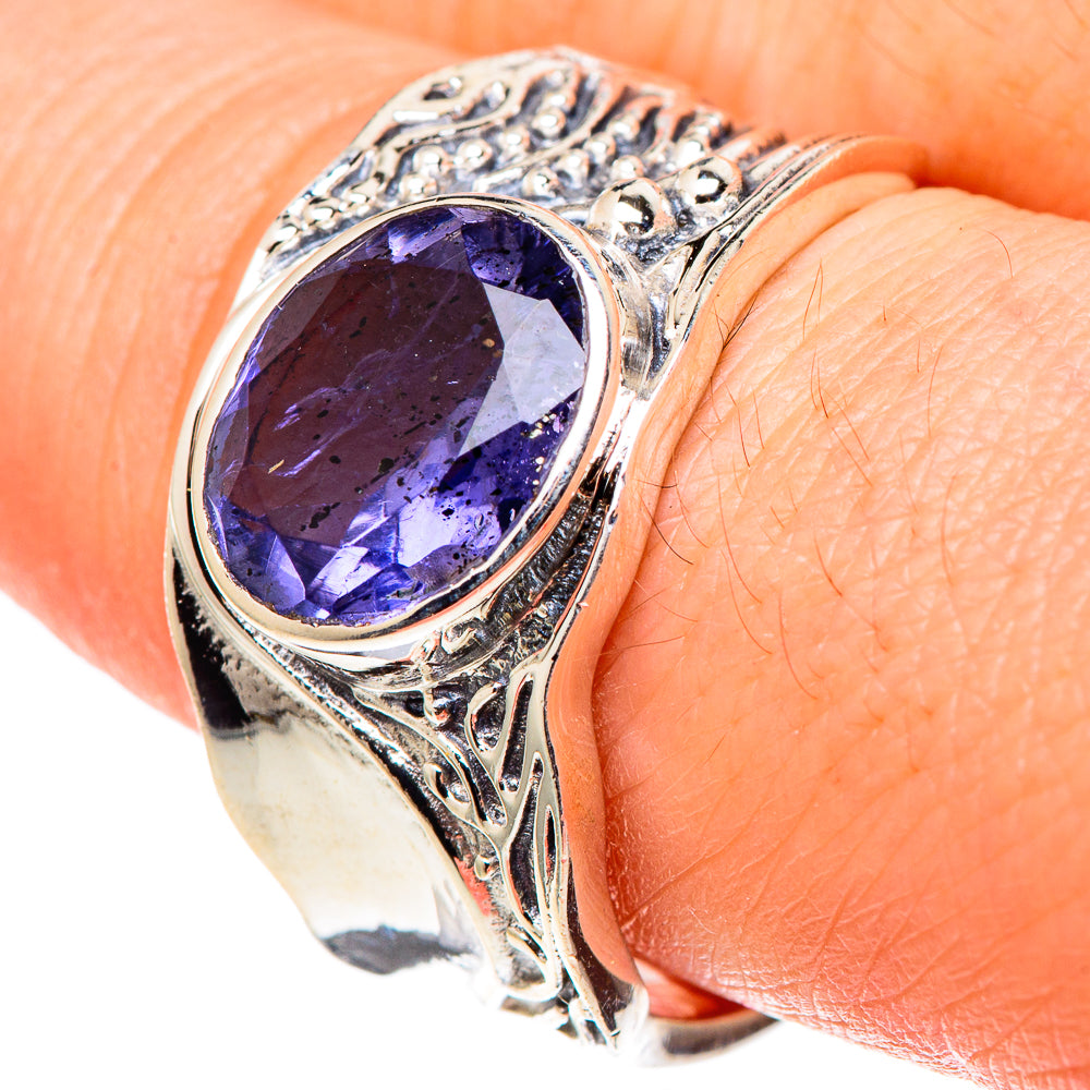 Violet Spinel Rings handcrafted by Anasilvercos - RING97548
