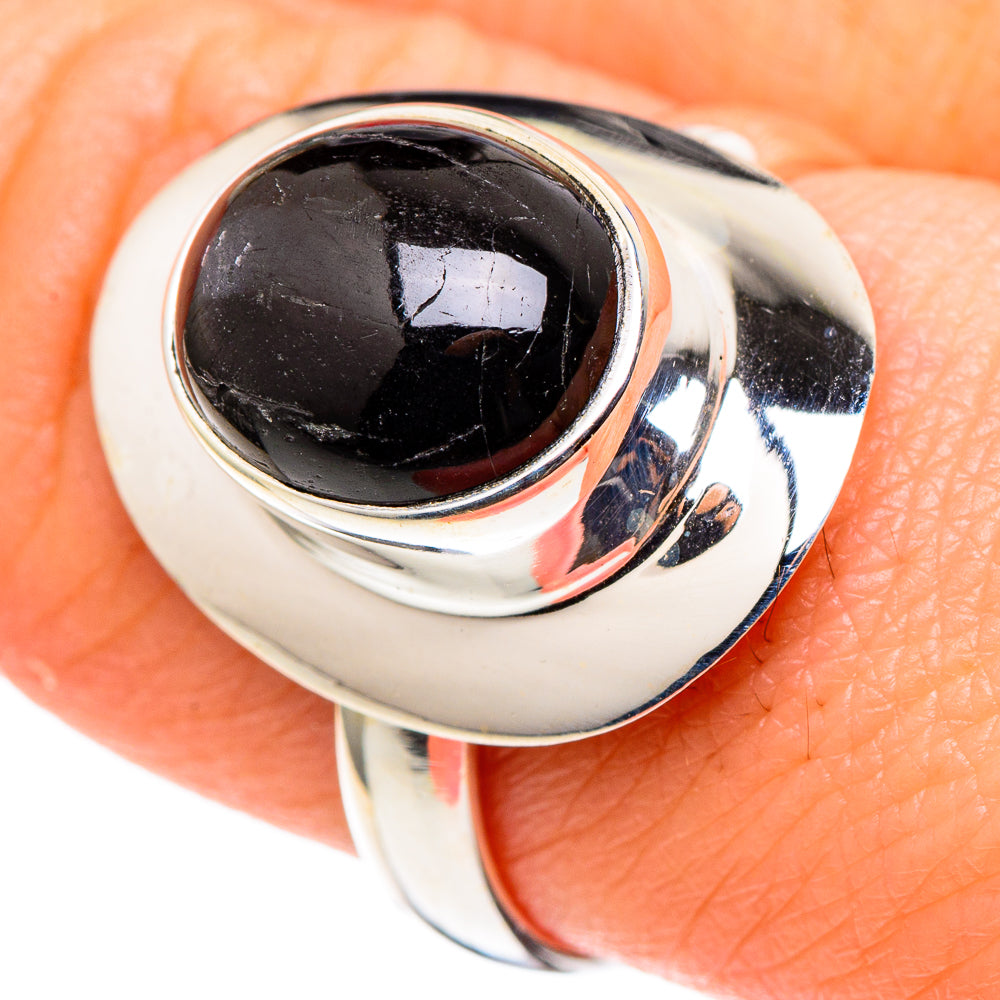Black Onyx Rings handcrafted by Anasilvercos - RING97552