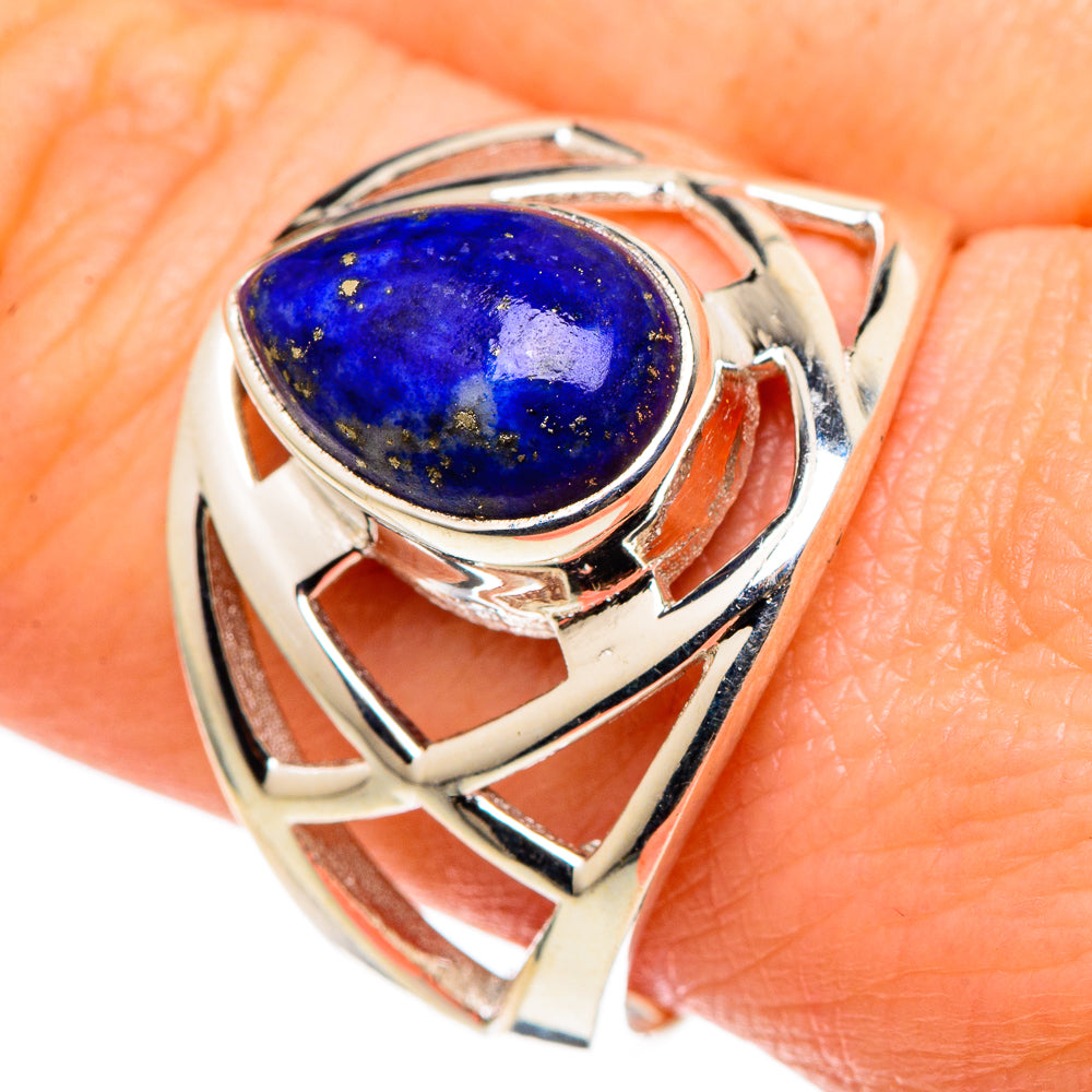 Lapis Lazuli Rings handcrafted by Anasilvercos - RING97556