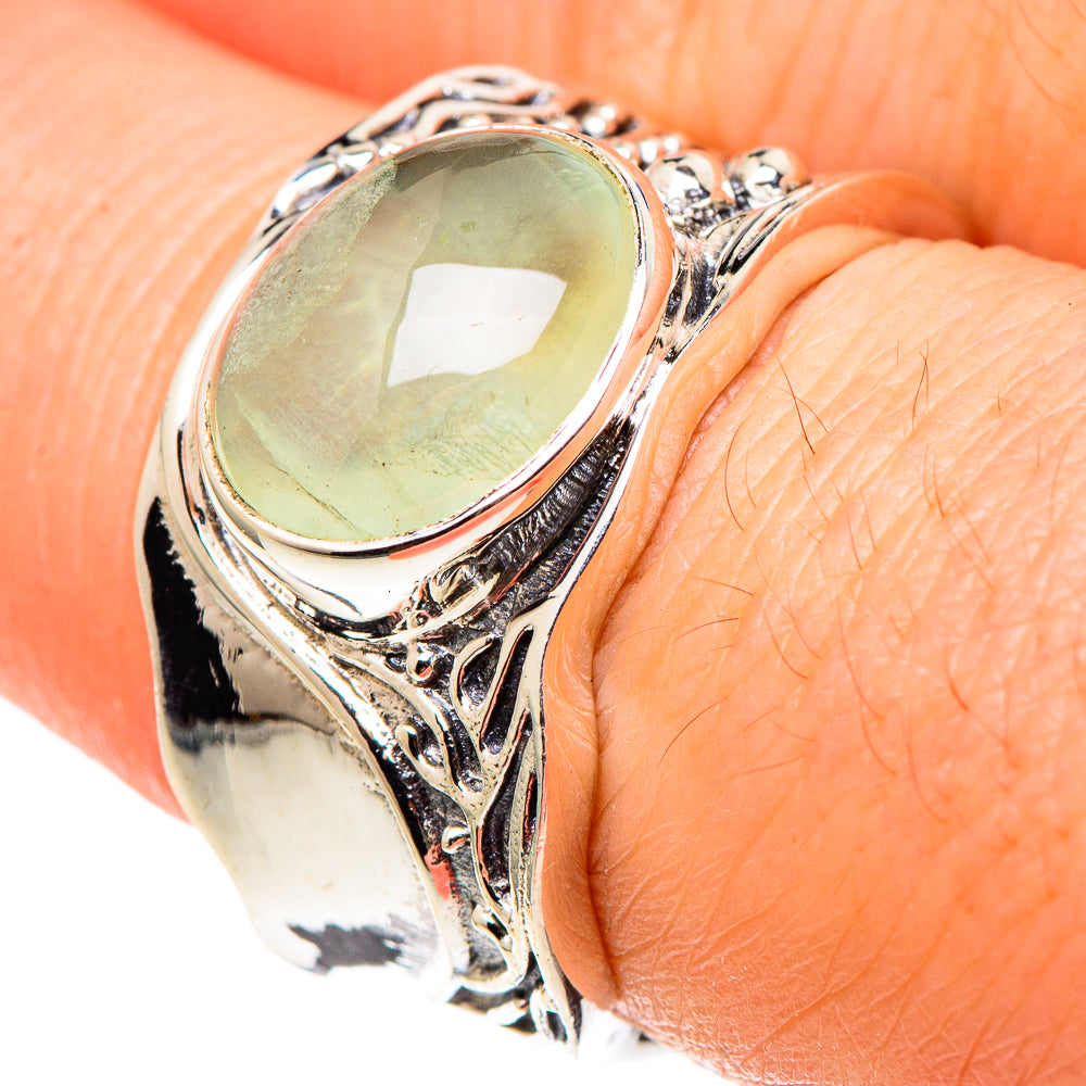 Prehnite Rings handcrafted by Anasilvercos - RING97562