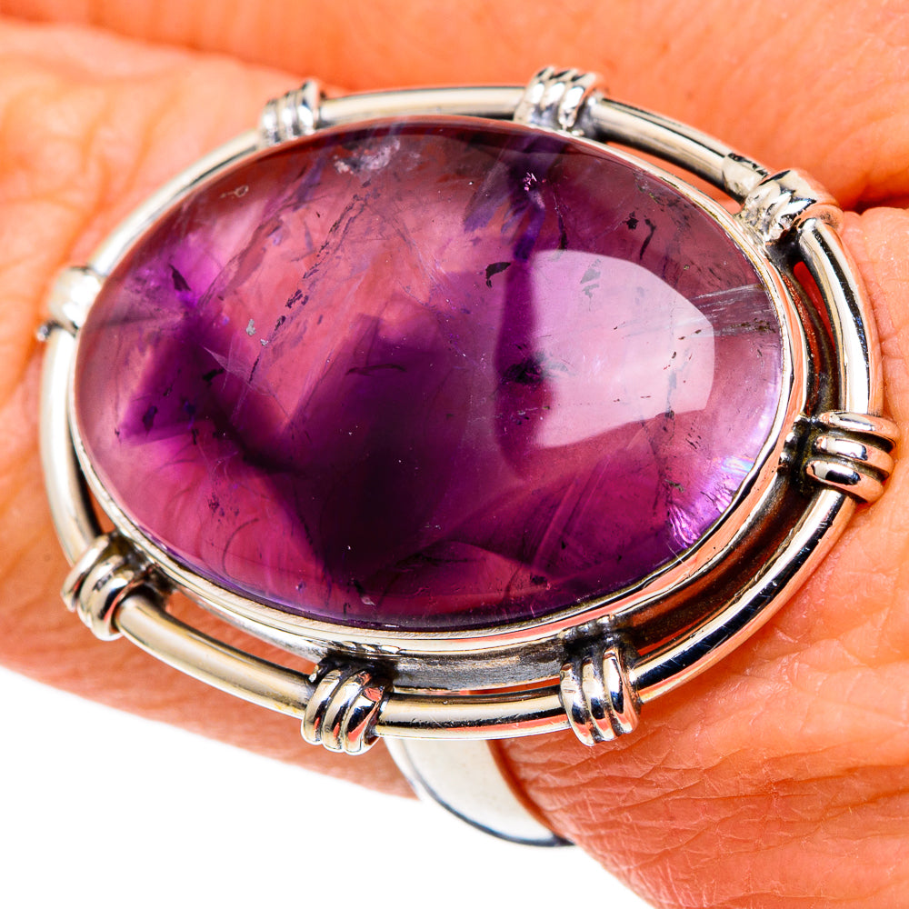 Star Amethyst Rings handcrafted by Anasilvercos - RING97571