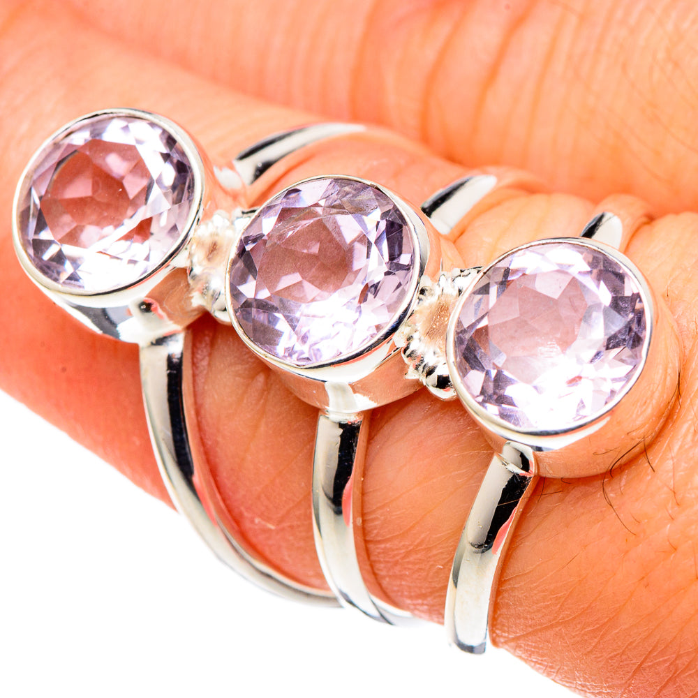 Kunzite Rings handcrafted by Anasilvercos - RING97572
