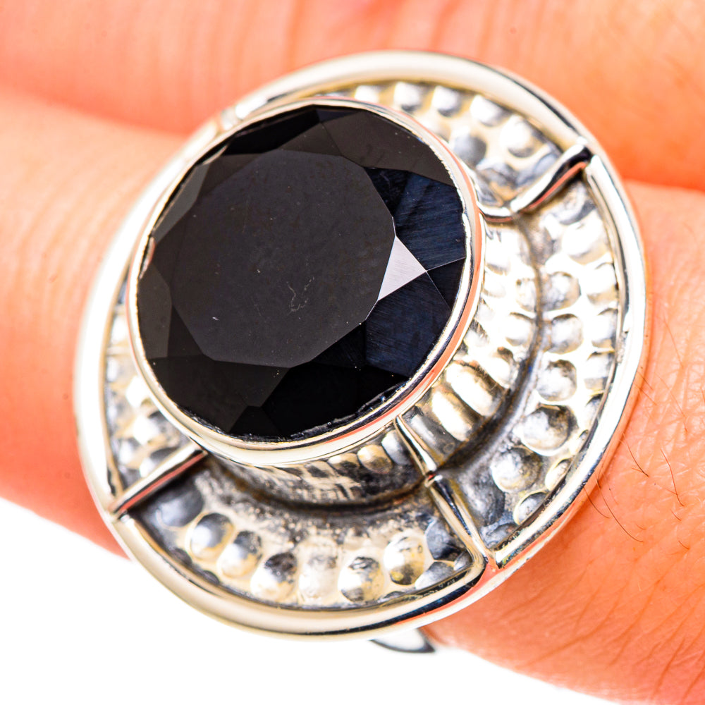 Black Onyx Rings handcrafted by Anasilvercos - RING97574