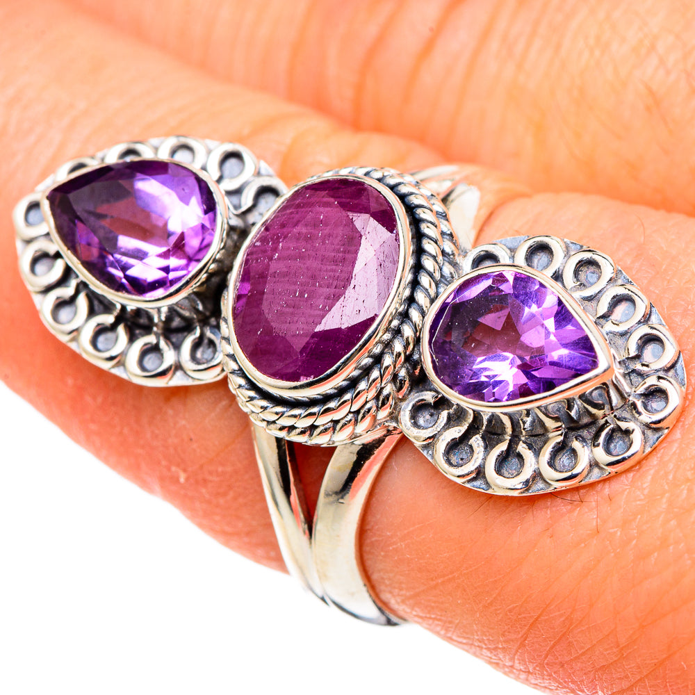 Ruby Rings handcrafted by Anasilvercos - RING97580