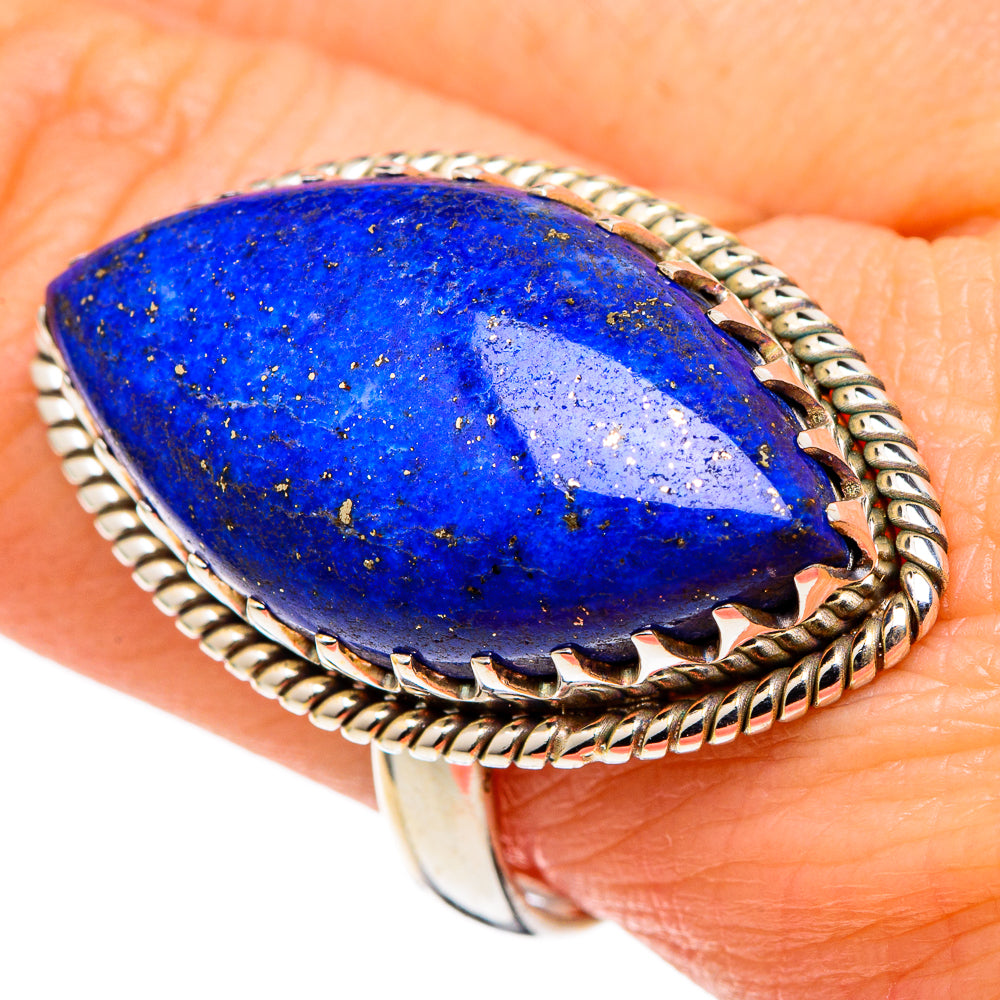 Lapis Lazuli Rings handcrafted by Anasilvercos - RING97585