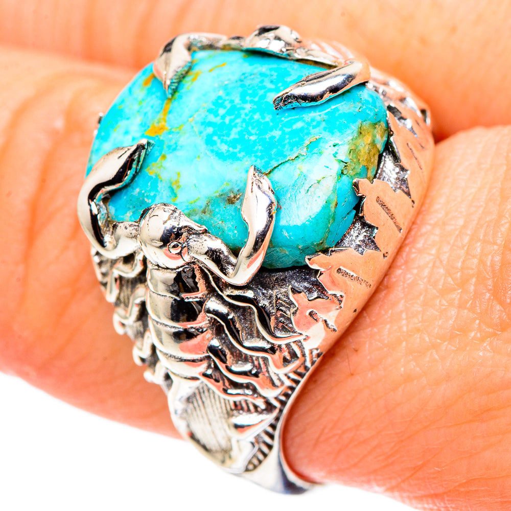 Chrysocolla Rings handcrafted by Anasilvercos - RING97586