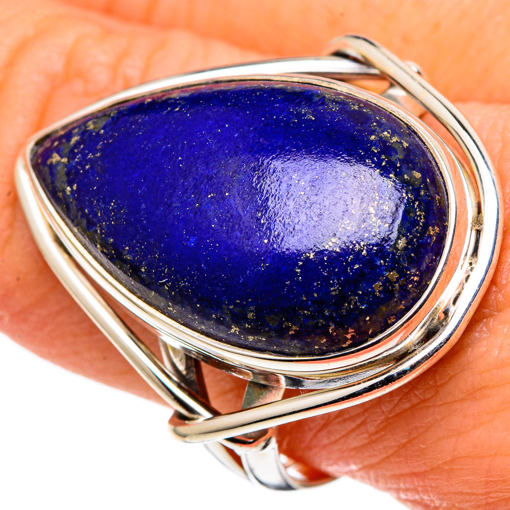 Lapis Lazuli Rings handcrafted by Anasilvercos - RING97589