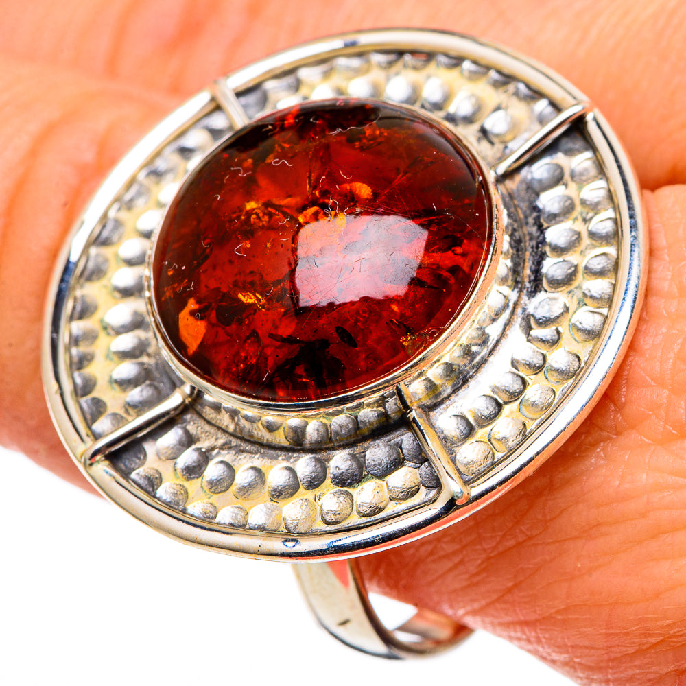 Baltic Amber Rings handcrafted by Anasilvercos - RING97601