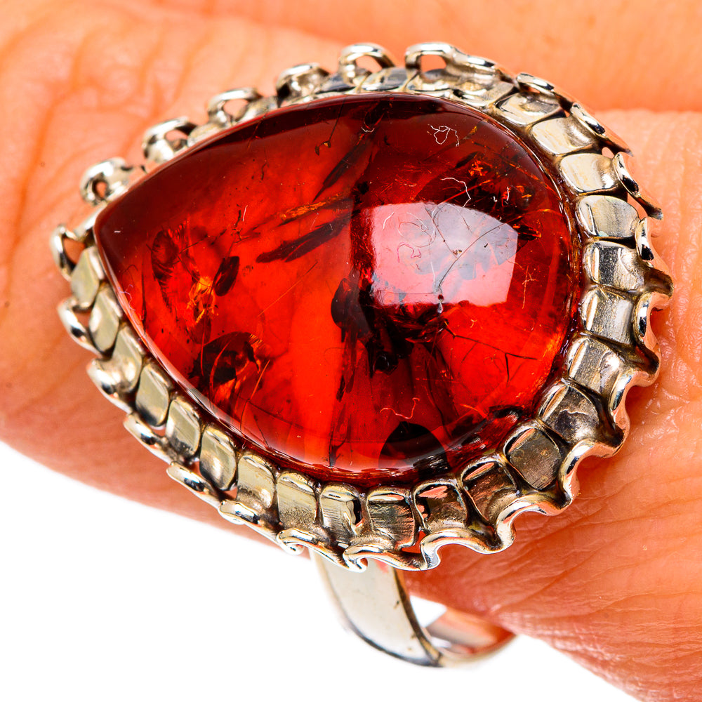 Baltic Amber Rings handcrafted by Anasilvercos - RING97602
