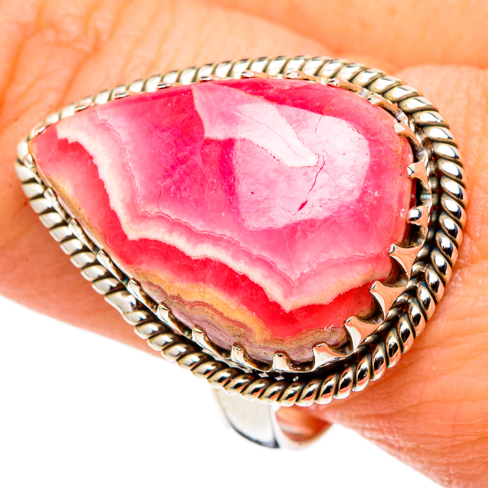 Rhodochrosite Rings handcrafted by Anasilvercos - RING97603