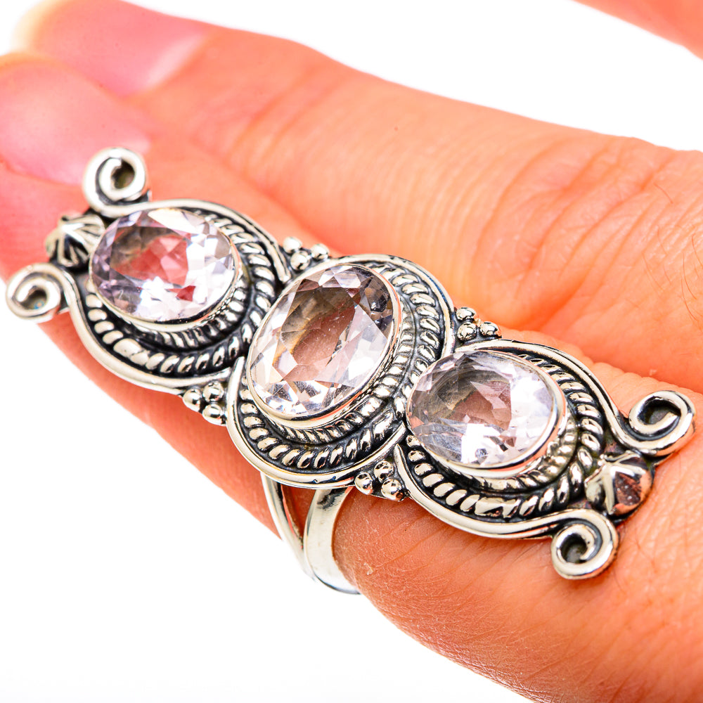 Kunzite Rings handcrafted by Anasilvercos - RING97607