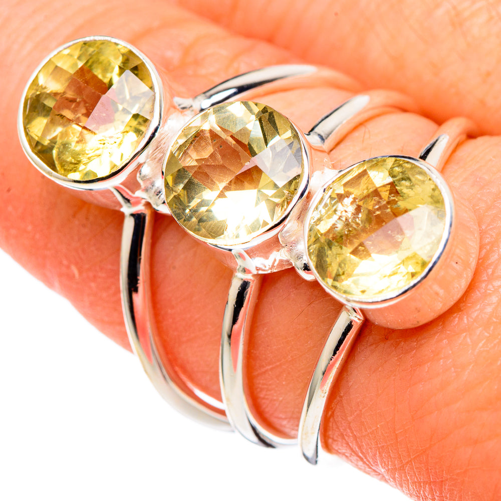 Citrine Rings handcrafted by Anasilvercos - RING97616