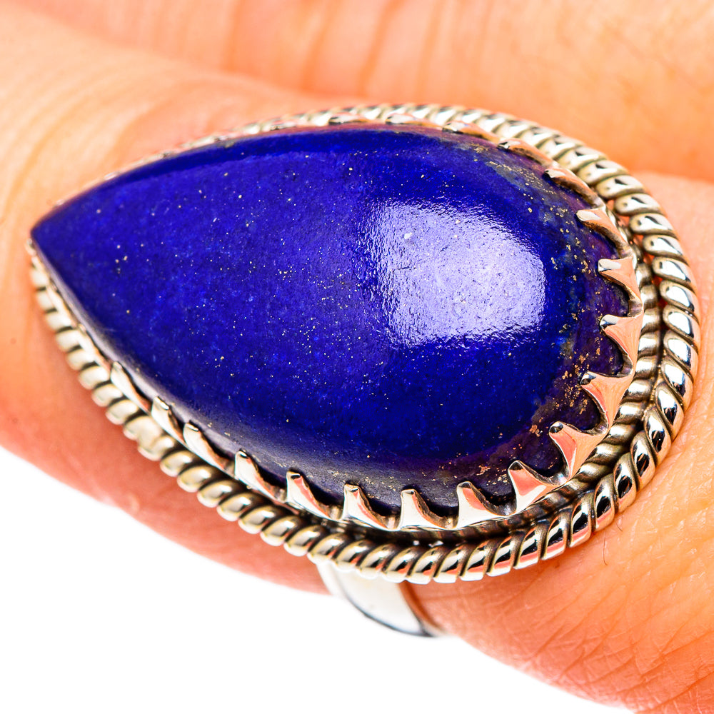 Lapis Lazuli Rings handcrafted by Anasilvercos - RING97618