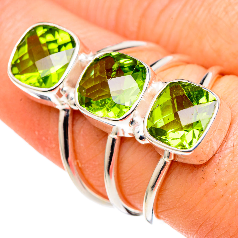Peridot Rings handcrafted by Anasilvercos - RING97627
