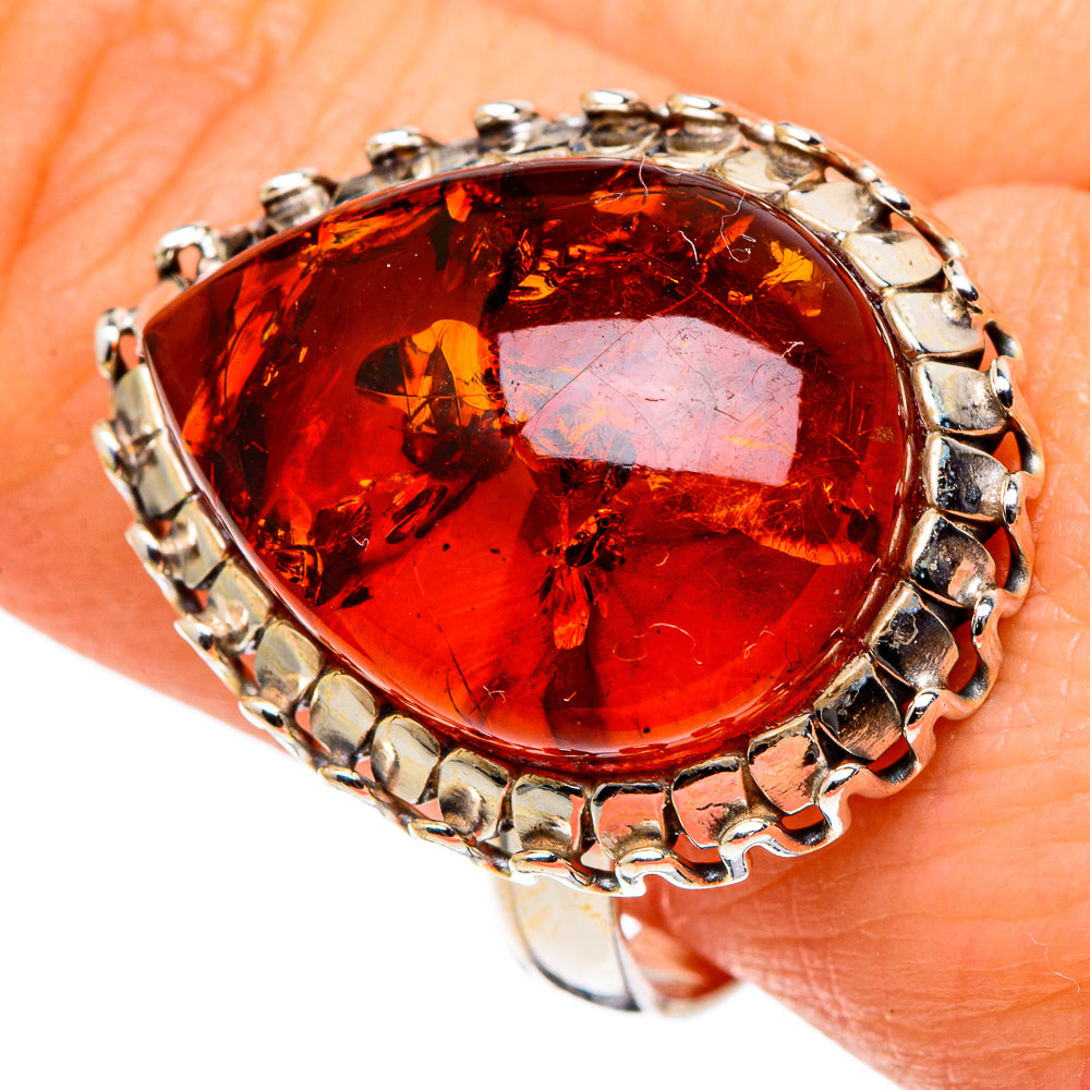 Baltic Amber Rings handcrafted by Anasilvercos - RING97631
