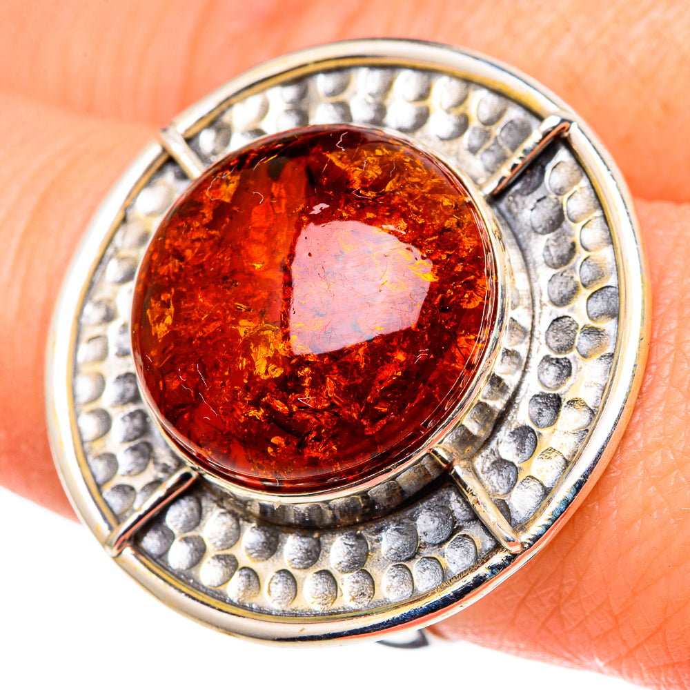 Baltic Amber Rings handcrafted by Anasilvercos - RING97632