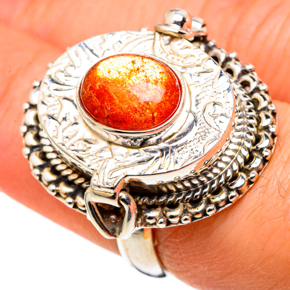 Sunstone Rings handcrafted by Anasilvercos - RING97633