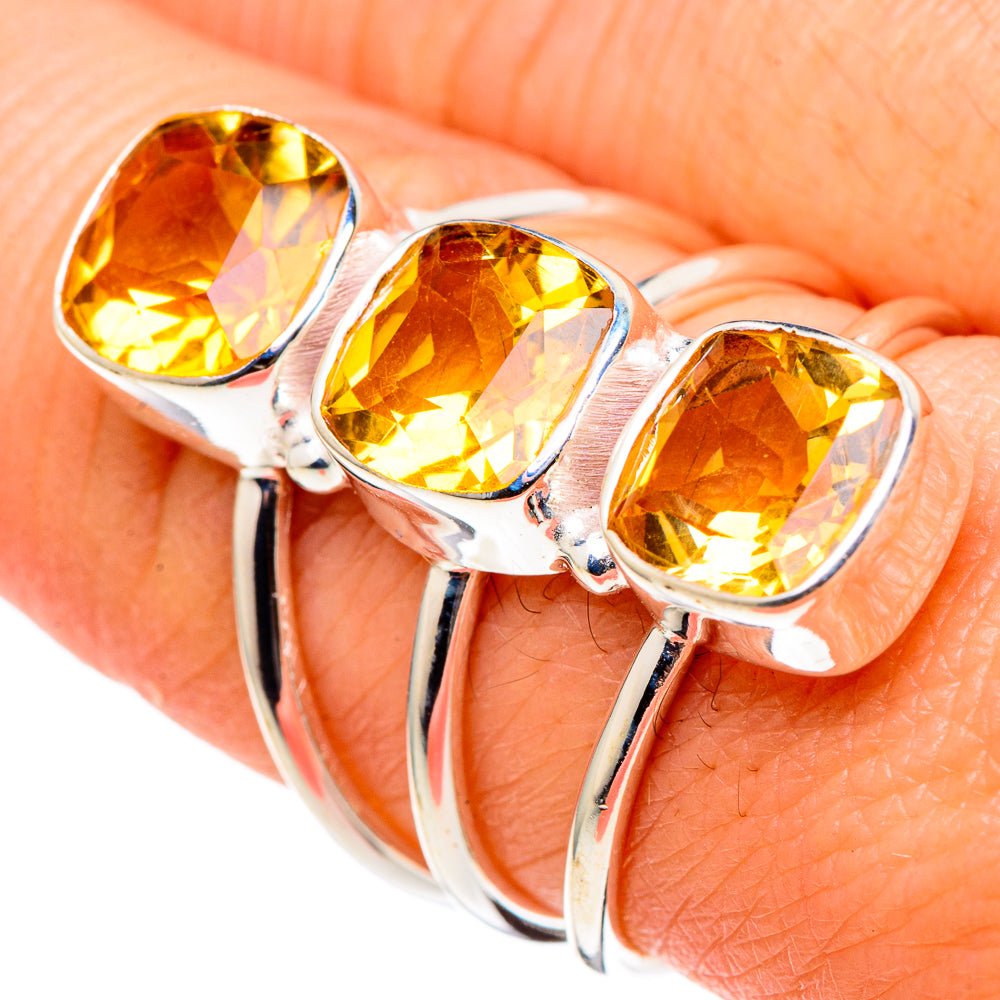 Citrine Rings handcrafted by Anasilvercos - RING97634