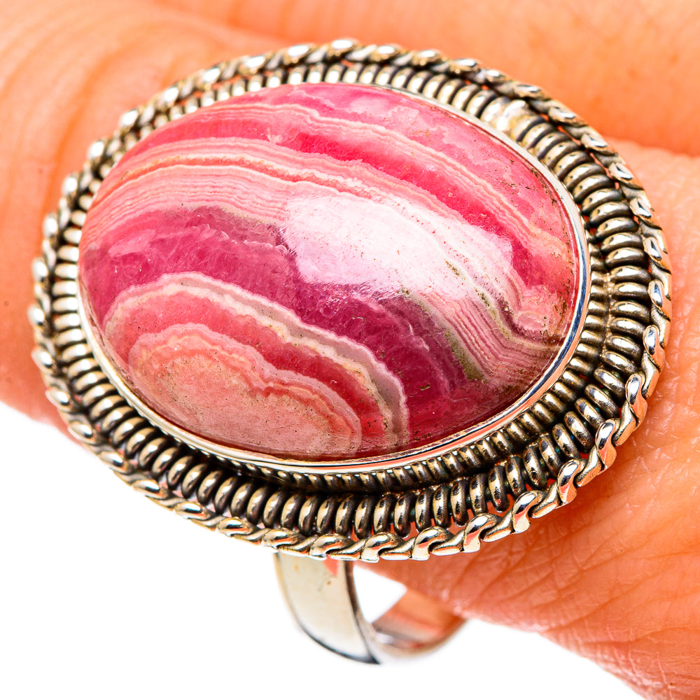 Rhodochrosite Rings handcrafted by Anasilvercos - RING97636