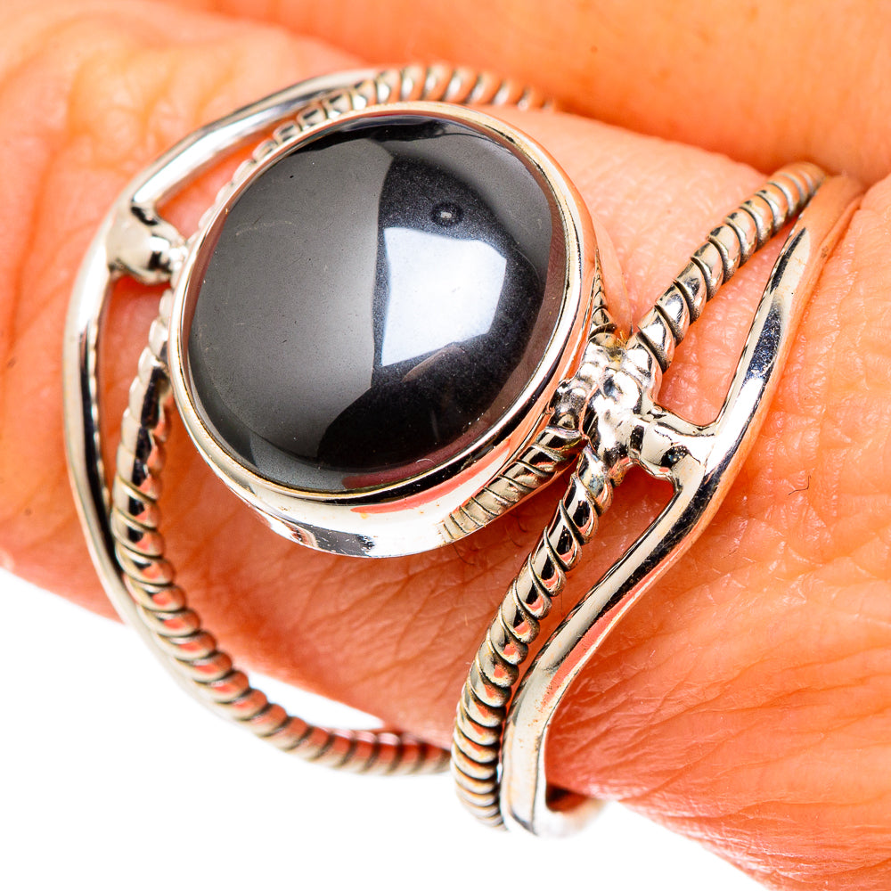 Hematite Rings handcrafted by Anasilvercos - RING97650