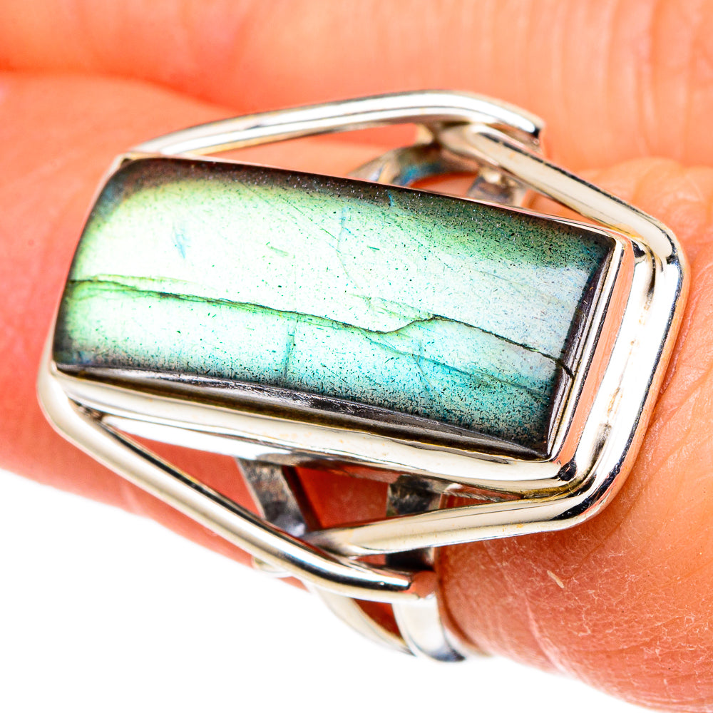 Labradorite Rings handcrafted by Anasilvercos - RING97656
