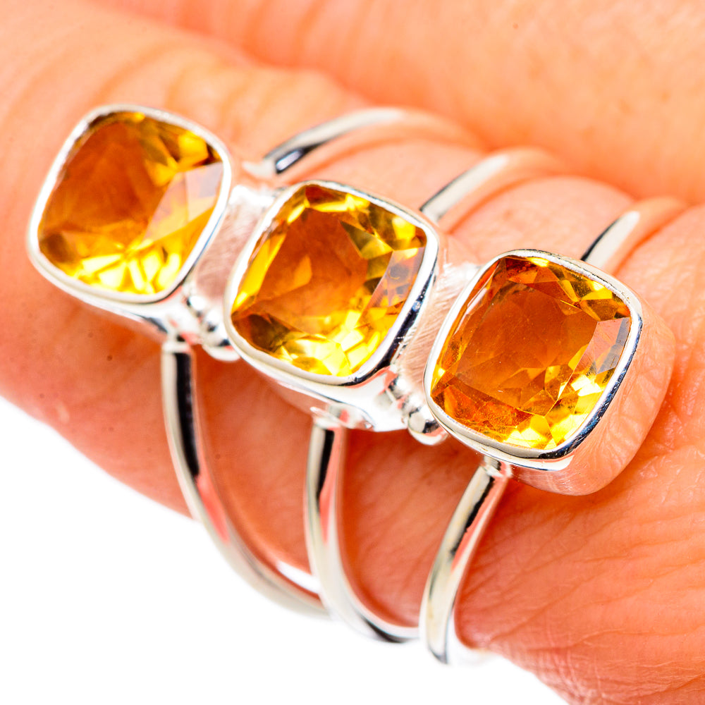 Citrine Rings handcrafted by Anasilvercos - RING97665