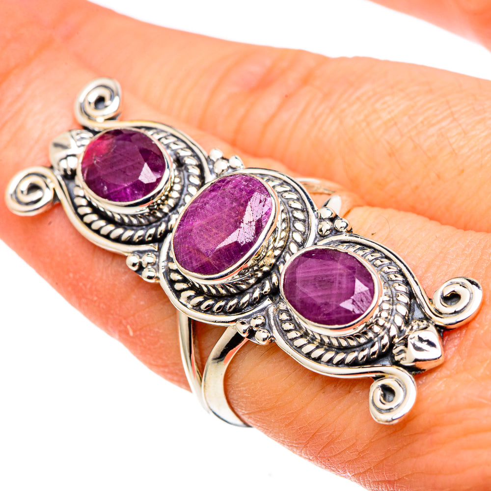Ruby Rings handcrafted by Anasilvercos - RING97666