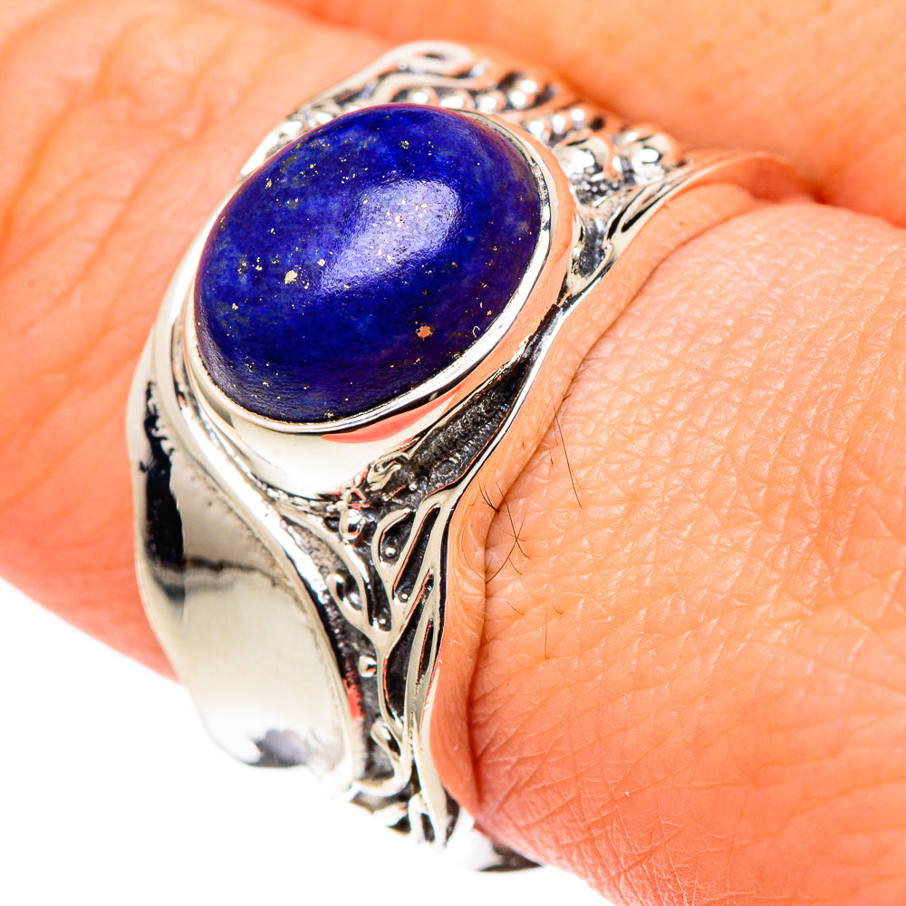 Lapis Lazuli Rings handcrafted by Anasilvercos - RING97672