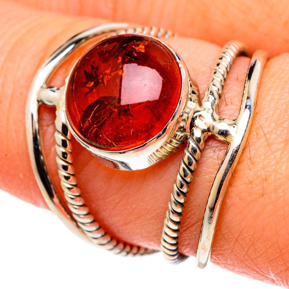 Baltic Amber Rings handcrafted by Anasilvercos - RING97686