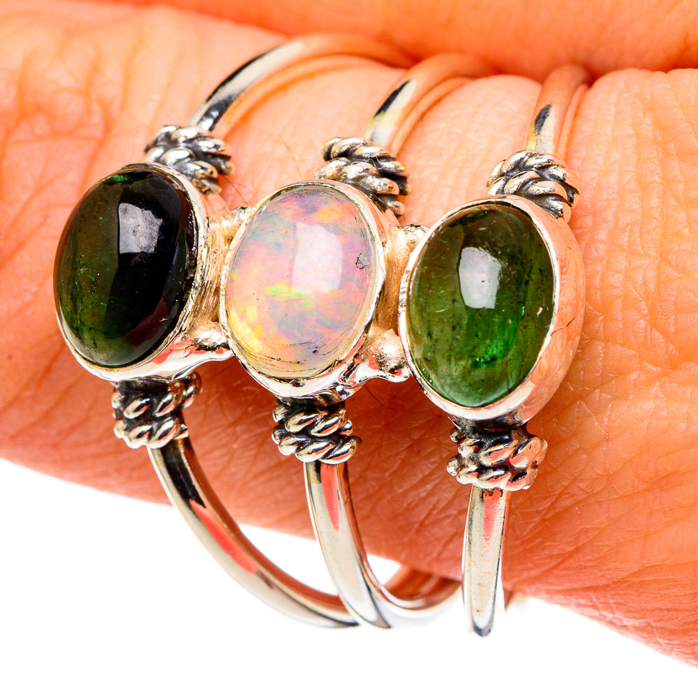 Ethiopian Opal Rings handcrafted by Anasilvercos - RING97704