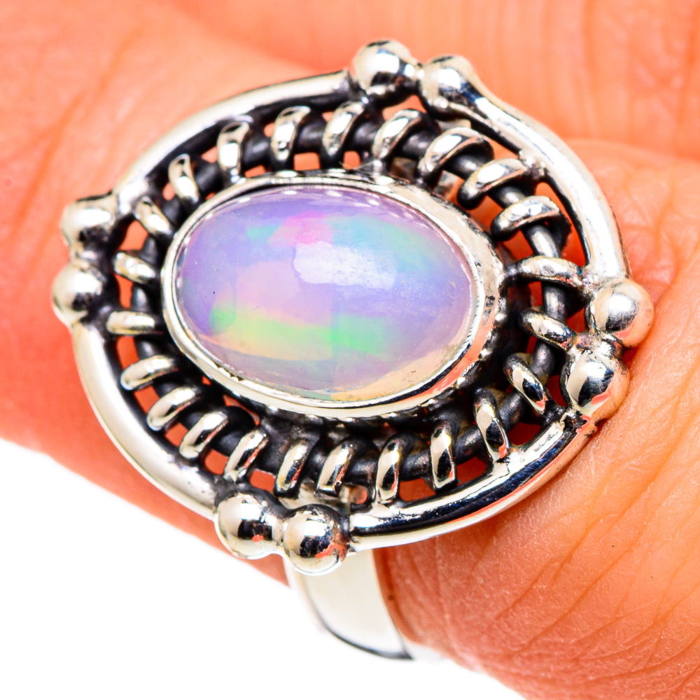 Ethiopian Opal Rings handcrafted by Anasilvercos - RING97705