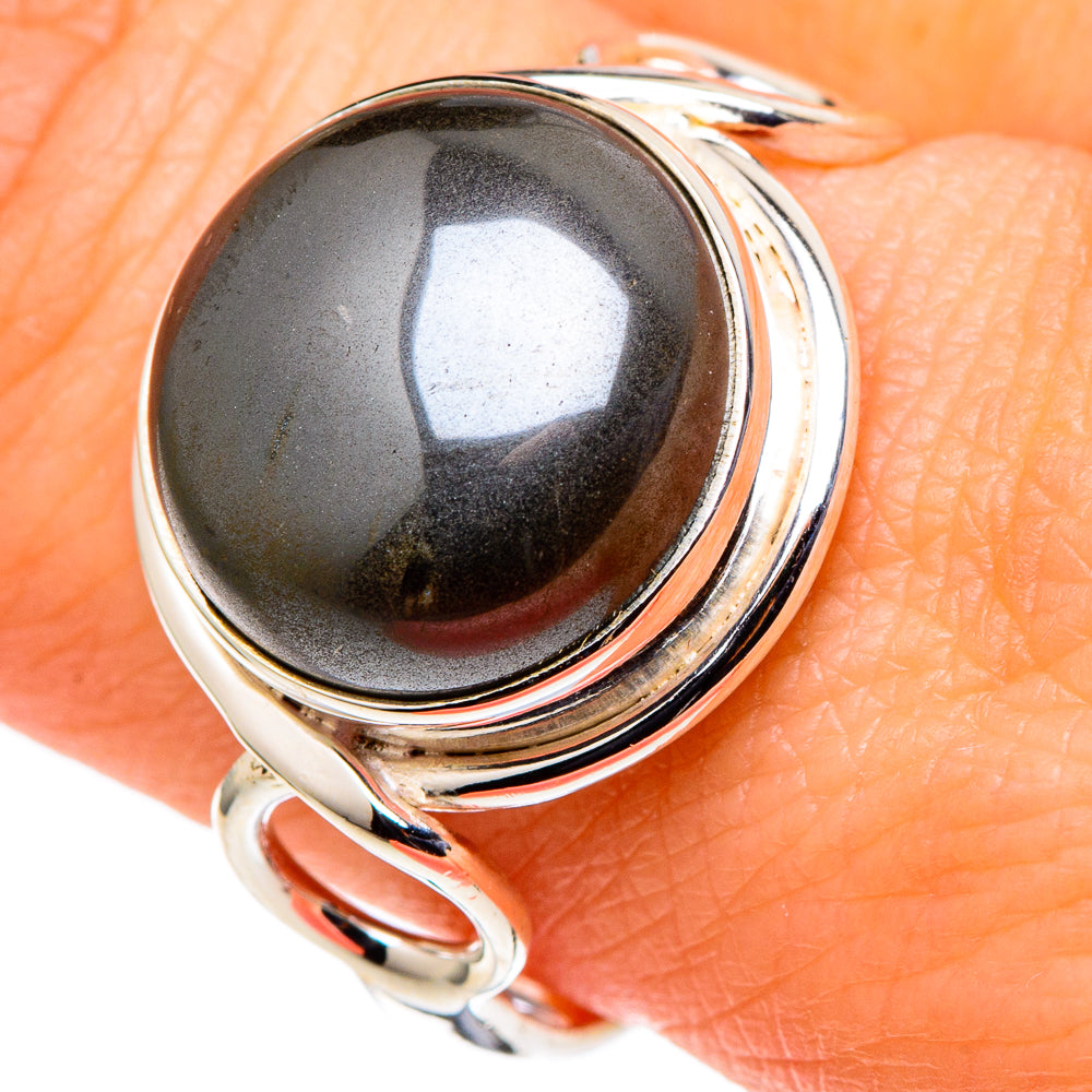 Hematite Rings handcrafted by Anasilvercos - RING97706