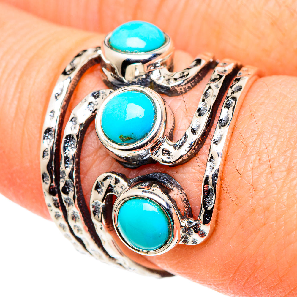 Larimar Rings handcrafted by Anasilvercos - RING97708