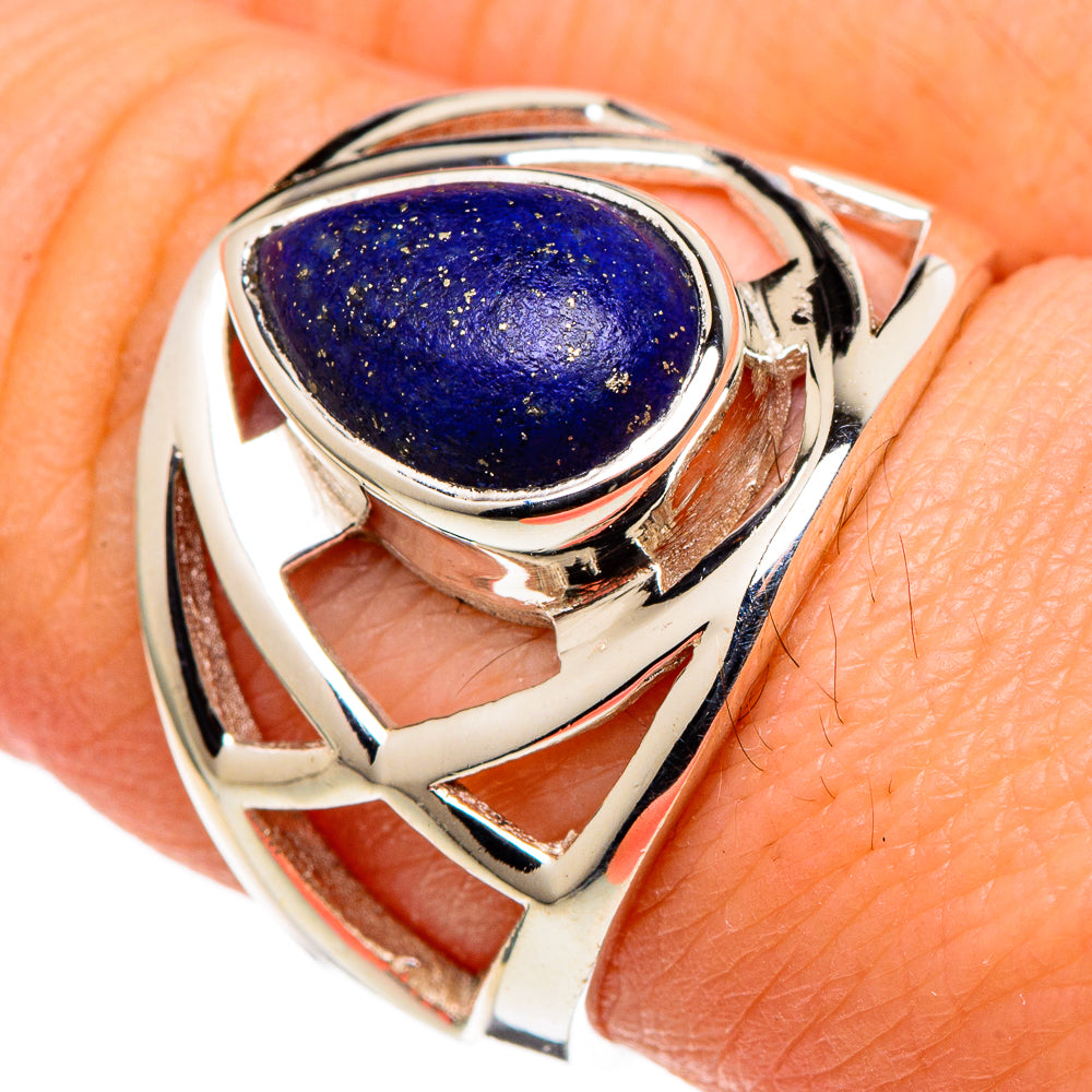 Lapis Lazuli Rings handcrafted by Anasilvercos - RING97711