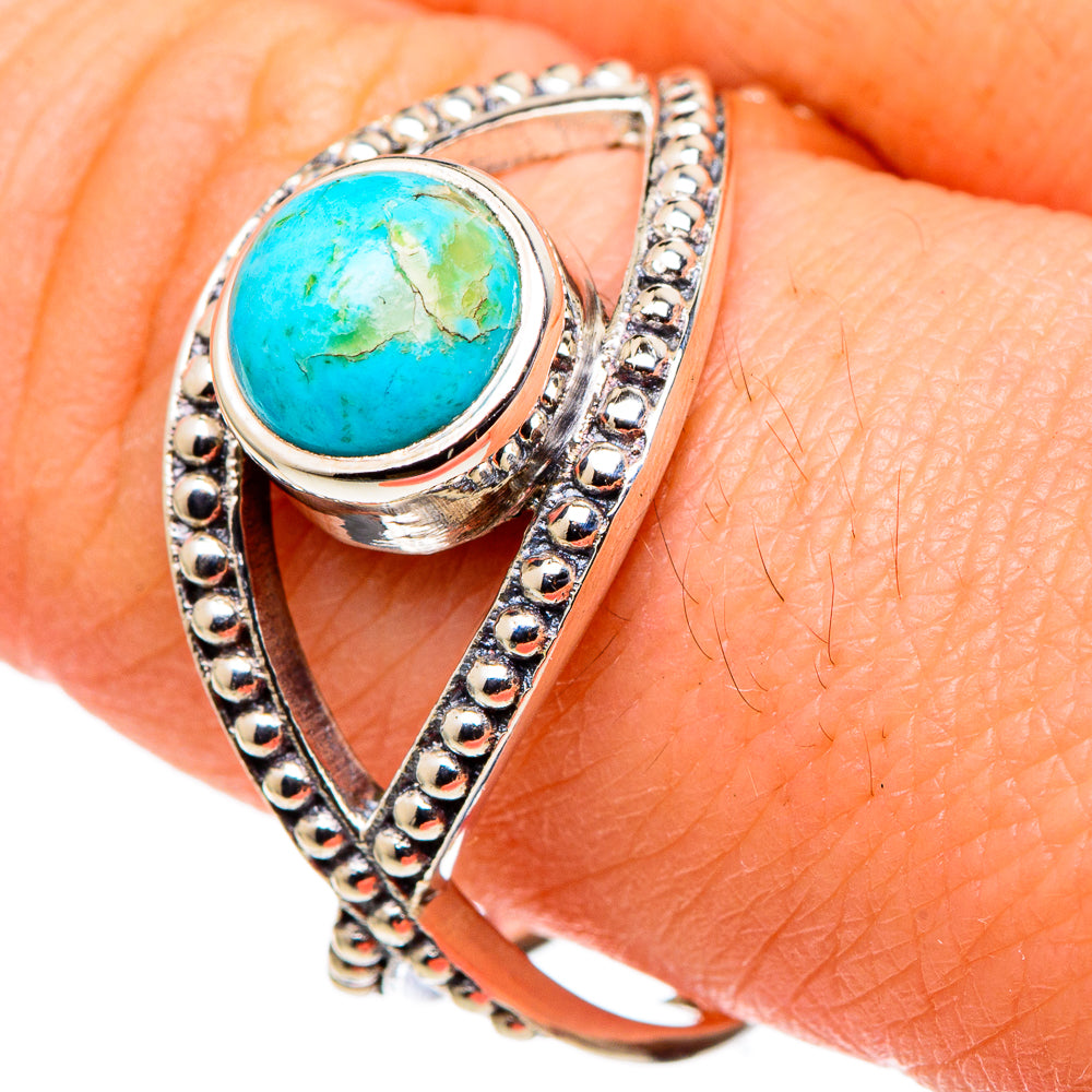 Larimar Rings handcrafted by Anasilvercos - RING97714