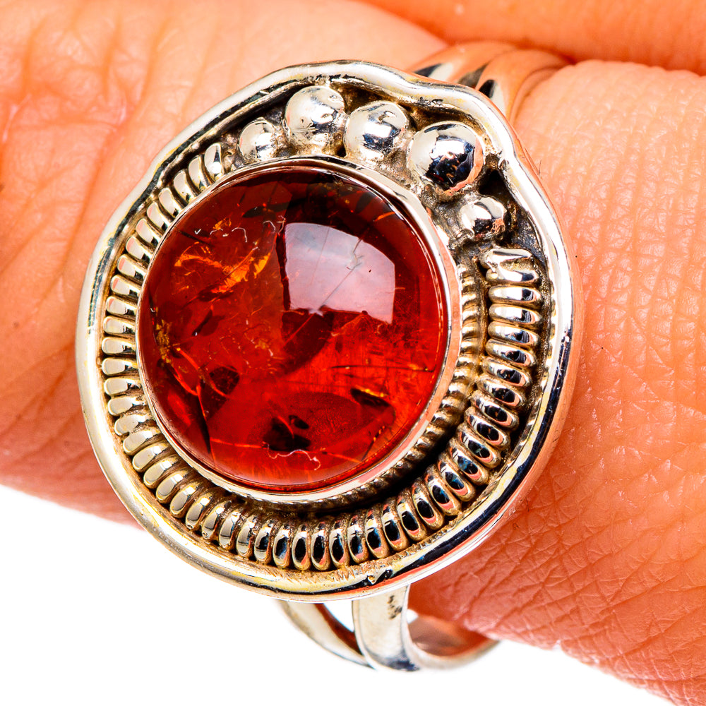 Baltic Amber Rings handcrafted by Anasilvercos - RING97726