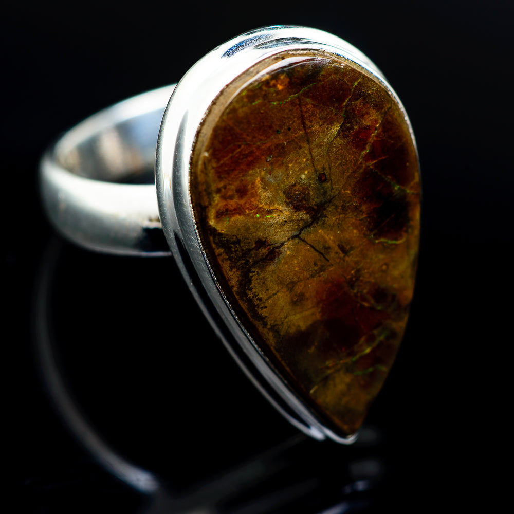 Ammolite Rings handcrafted by Anasilvercos - RING977271