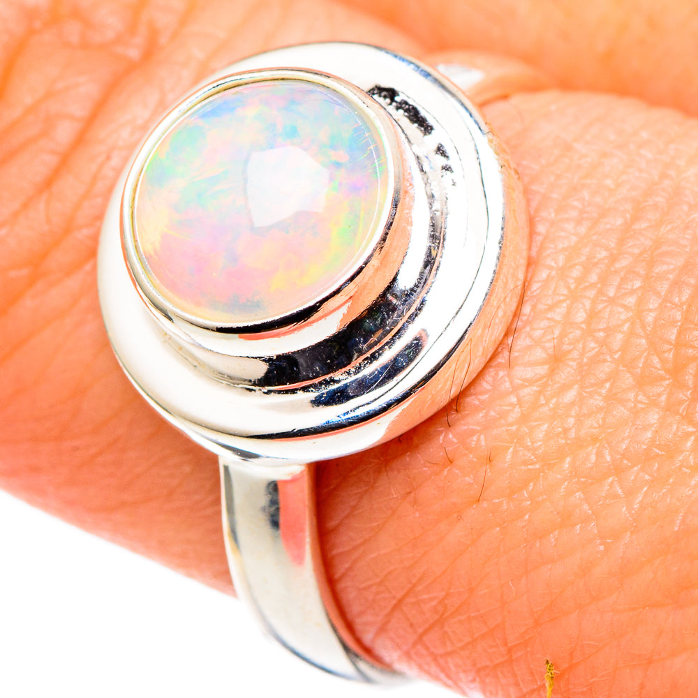 Ethiopian Opal Rings handcrafted by Anasilvercos - RING97744
