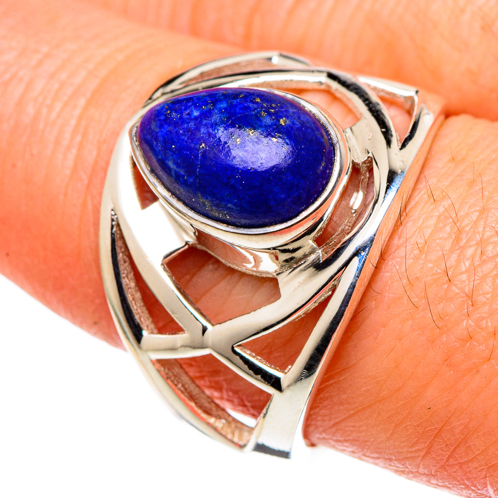 Lapis Lazuli Rings handcrafted by Anasilvercos - RING97747