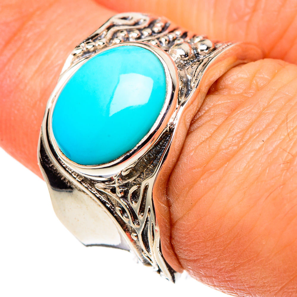 Larimar Rings handcrafted by Anasilvercos - RING97749