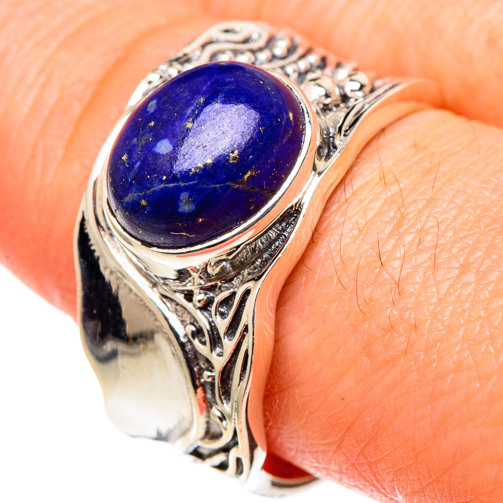 Lapis Lazuli Rings handcrafted by Anasilvercos - RING97751