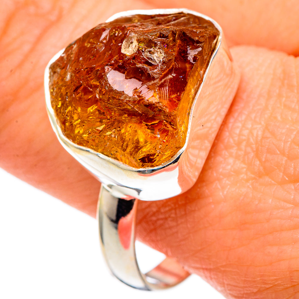 Citrine Rings handcrafted by Anasilvercos - RING97763